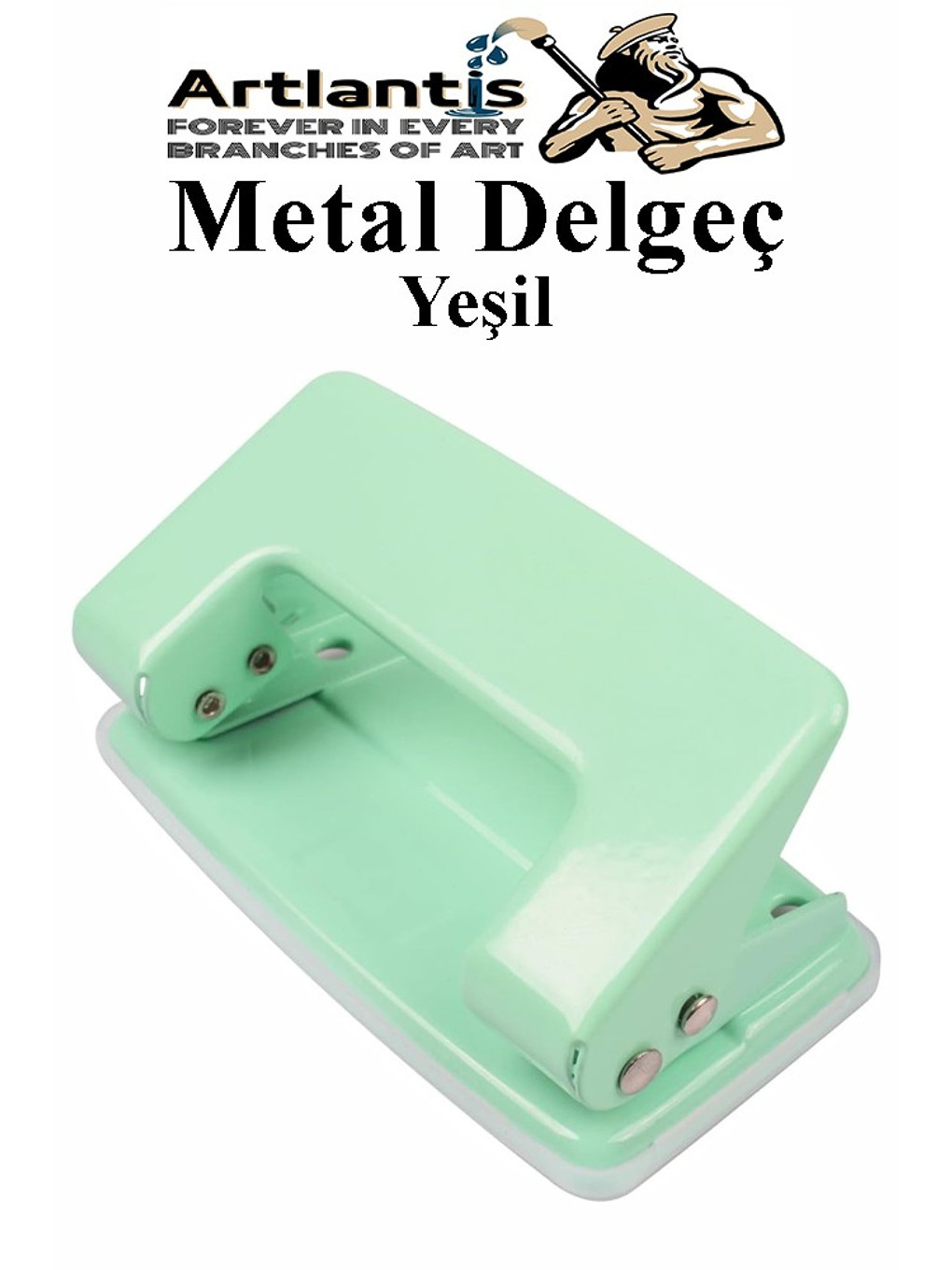 Delgeç Metal Pastel Renkli 10 Sayfa 1 Adet Enerji Tasaruflu Delegeç Perfaratör Kağıt Delgeci 1 Paket
