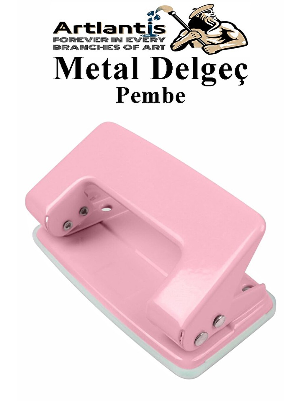 Delgeç Metal Pastel Renkli 10 Sayfa 1 Adet Enerji Tasaruflu Delegeç Perfaratör Kağıt Delgeci 1 Paket