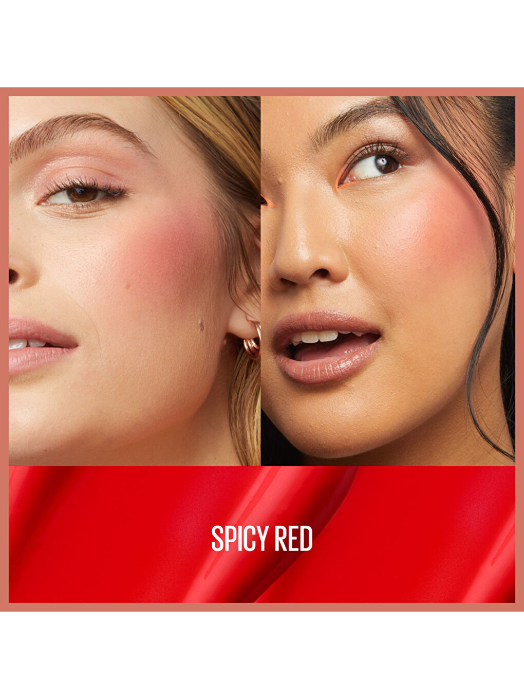 Sunkisser Hazy Matte Likit Allık - 36 Spicy Red-7