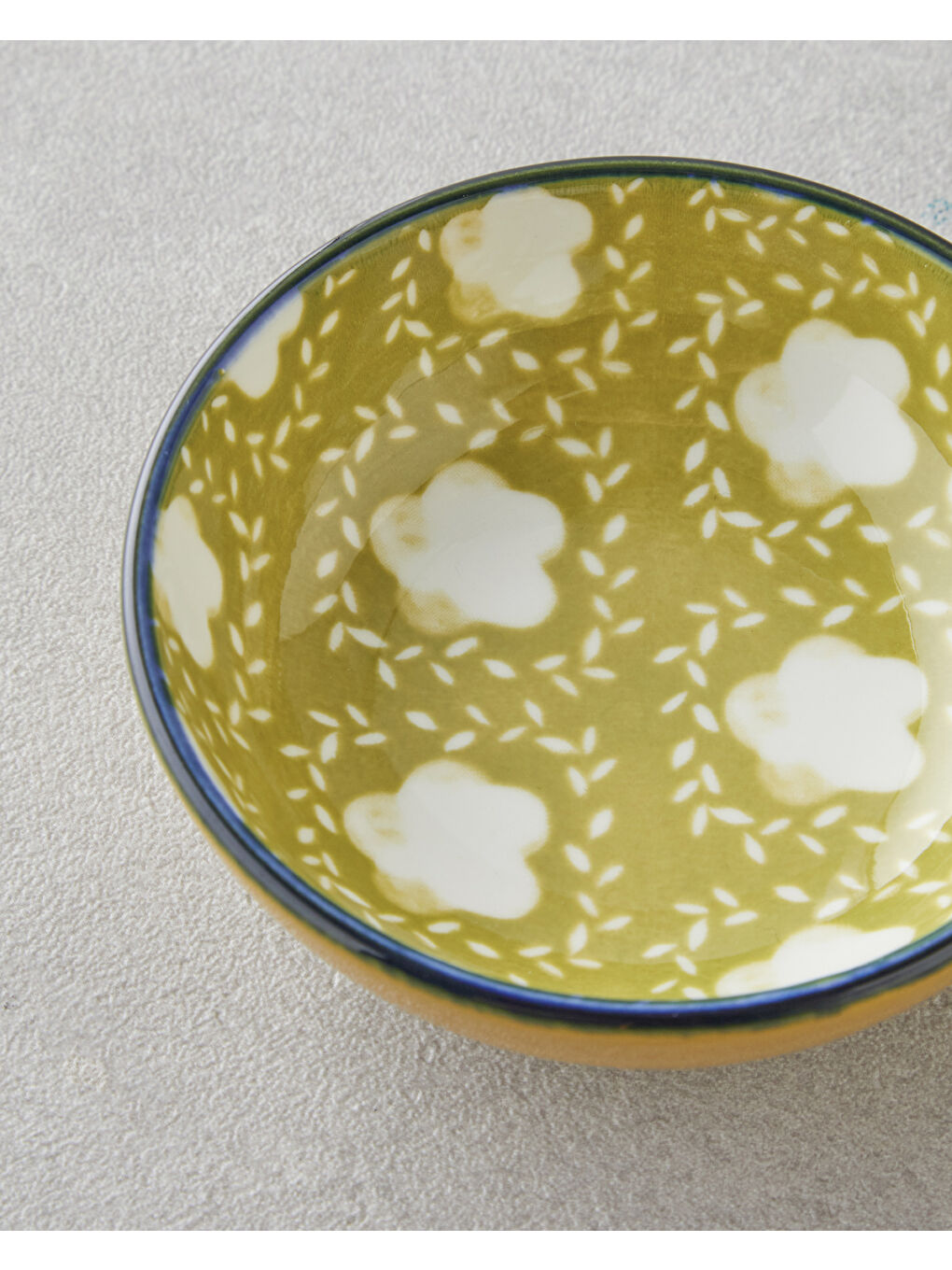 Plantopia Porselen Çerezlik 9 cm Sarı-Yeşil-2