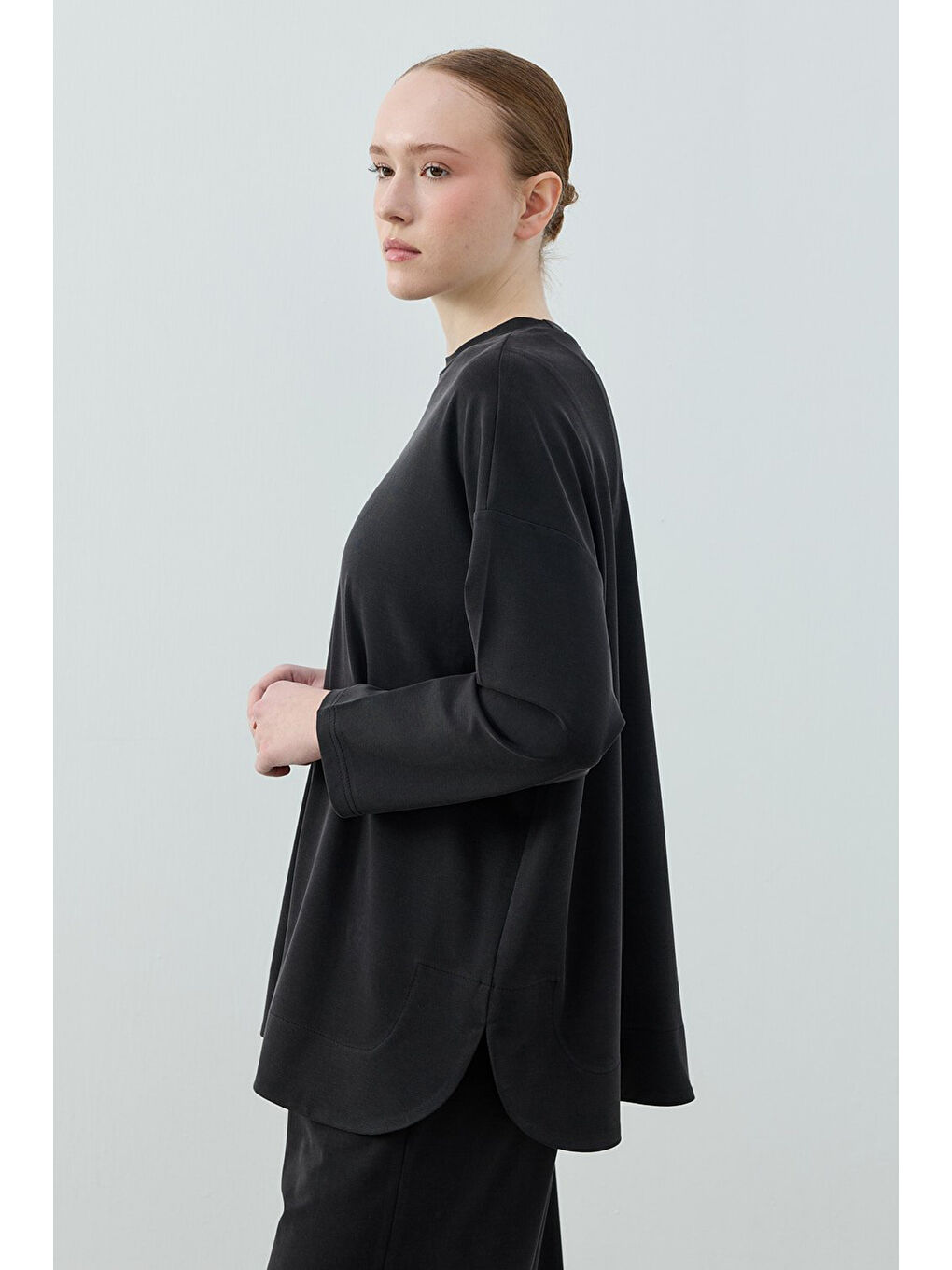 Bambu Comfi Pantolonlu Takım 1805 Siyah-1