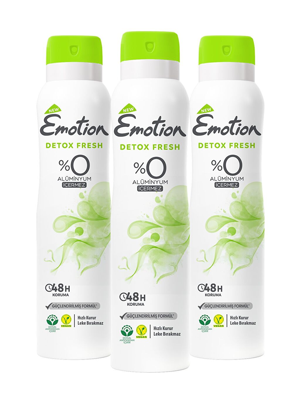 Emotion Beyaz Detox Fresh Deodorant 3x150ml