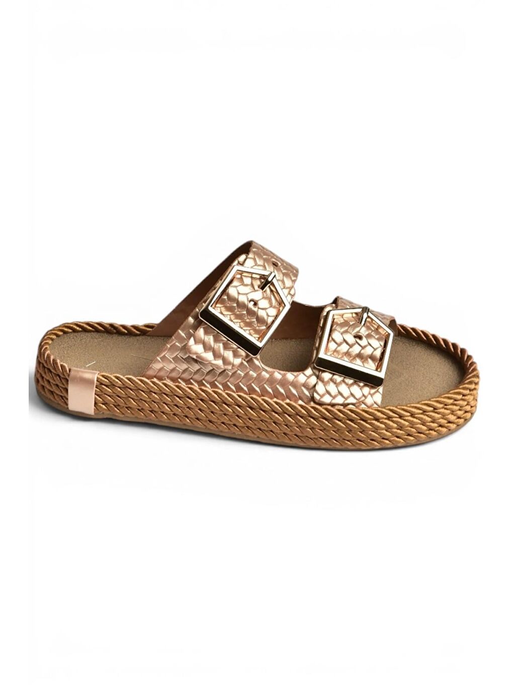 Sarı Bronz Kadın Terlik U596030209-6