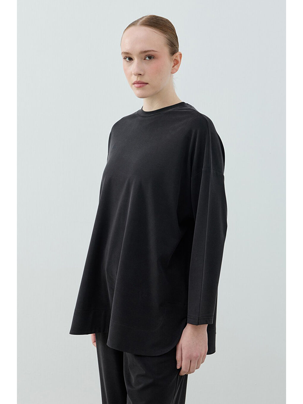 Bambu Comfi Pantolonlu Takım 1805 Siyah-3