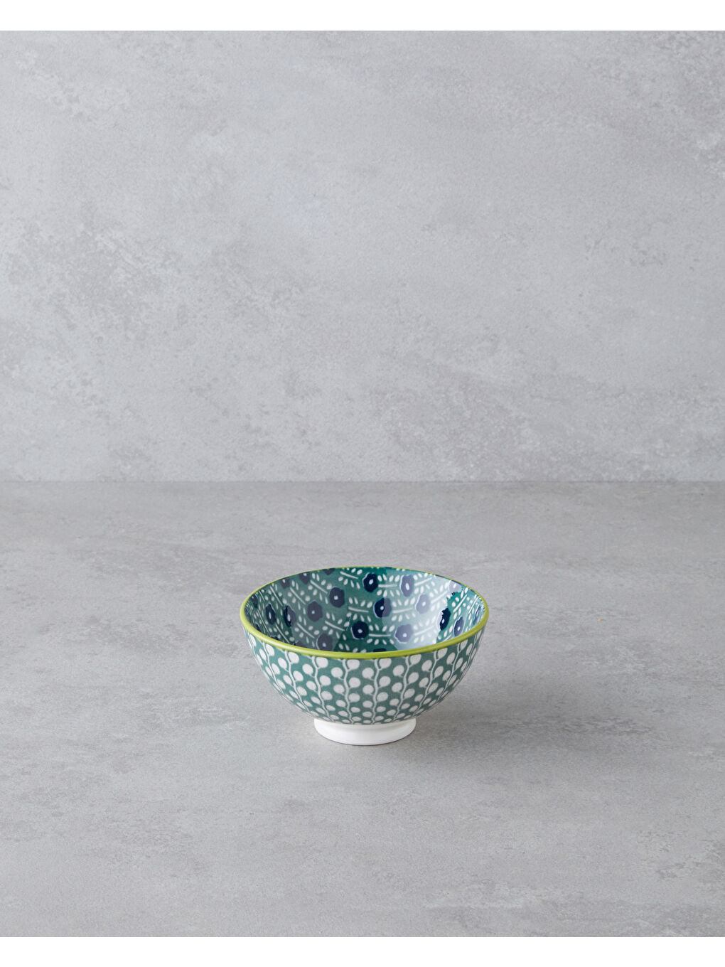 Plantopia Porselen Çerezlik 11 cm Koyu Yeşil