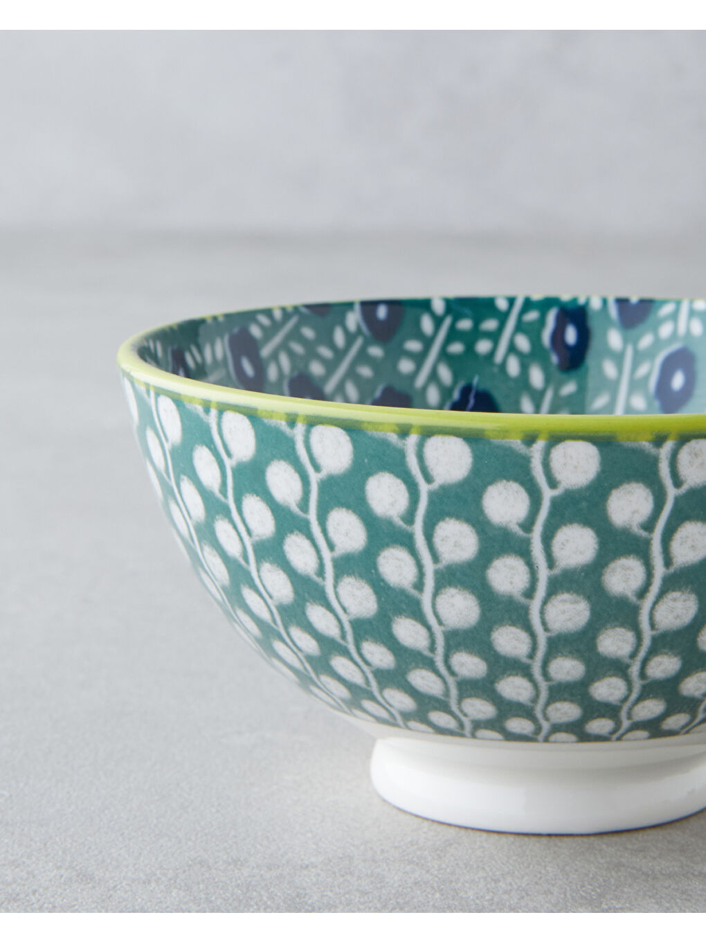 Plantopia Porselen Çerezlik 11 cm Koyu Yeşil-2