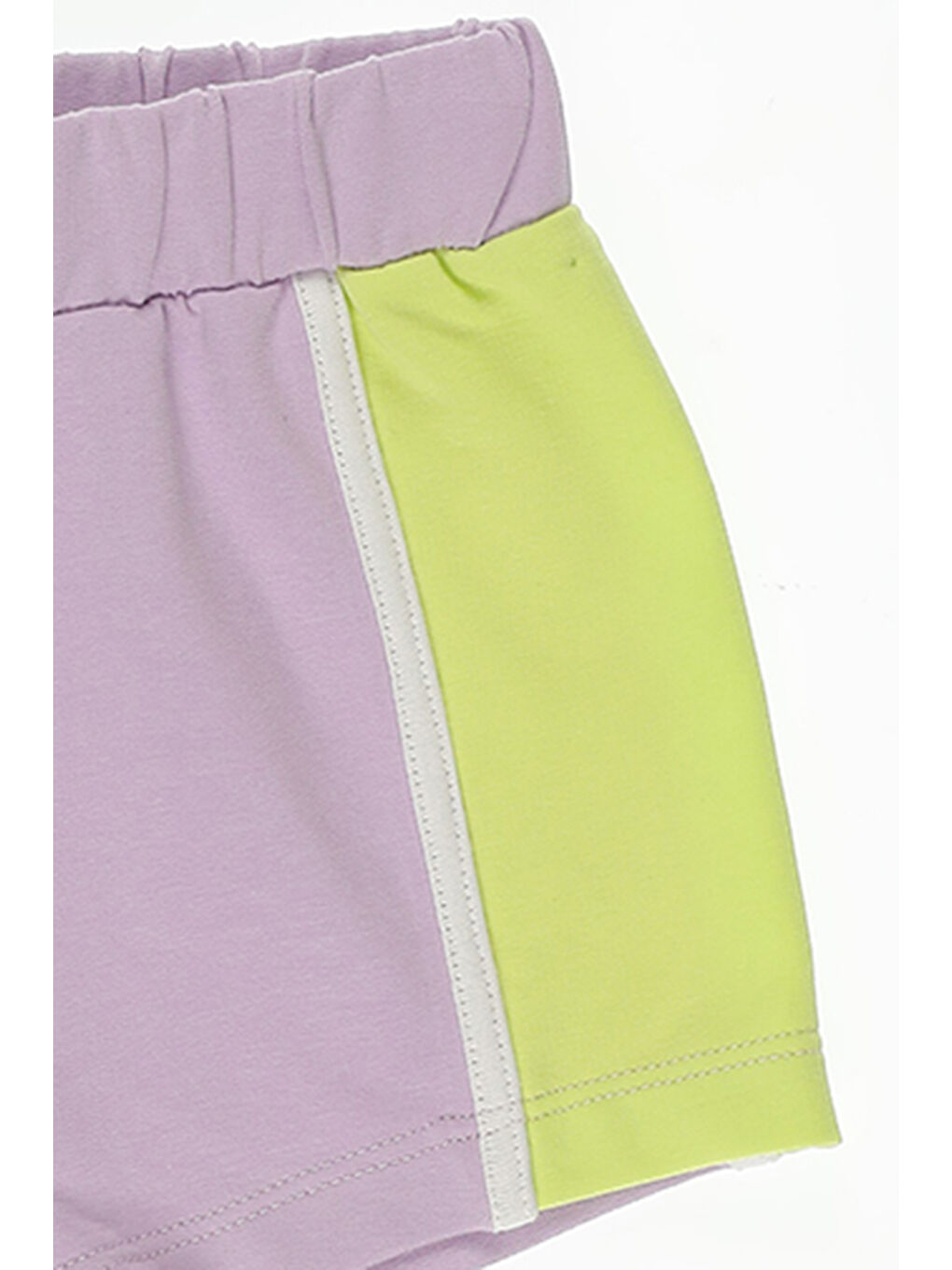 Kız Bebek Örme Lila Şort-2