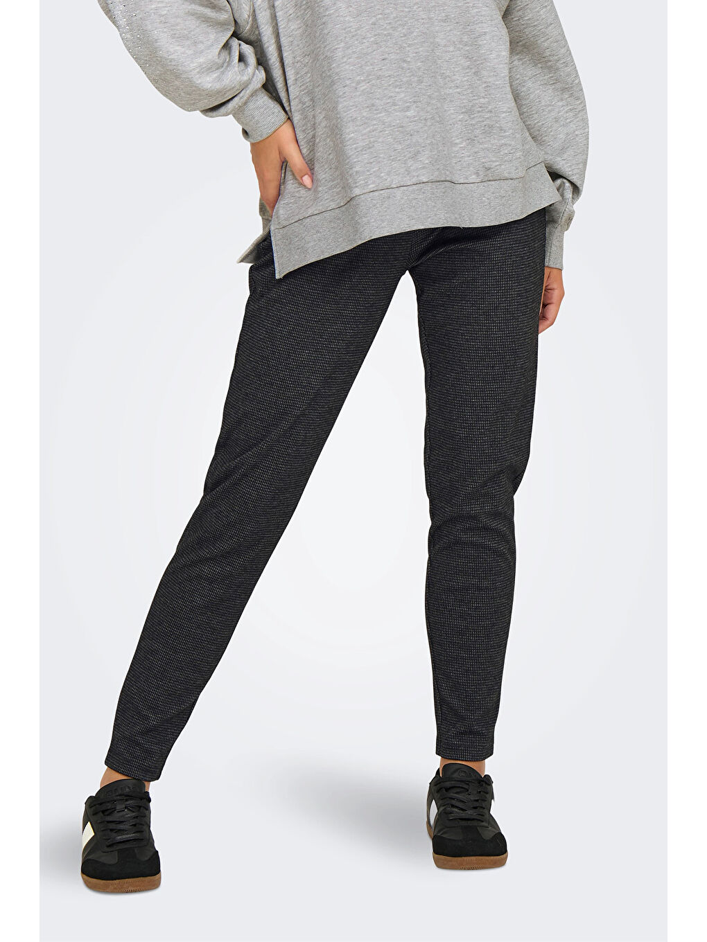 Antrasit Onlpoptrash Regular Normal Bel Kadın Pantolon 15329797