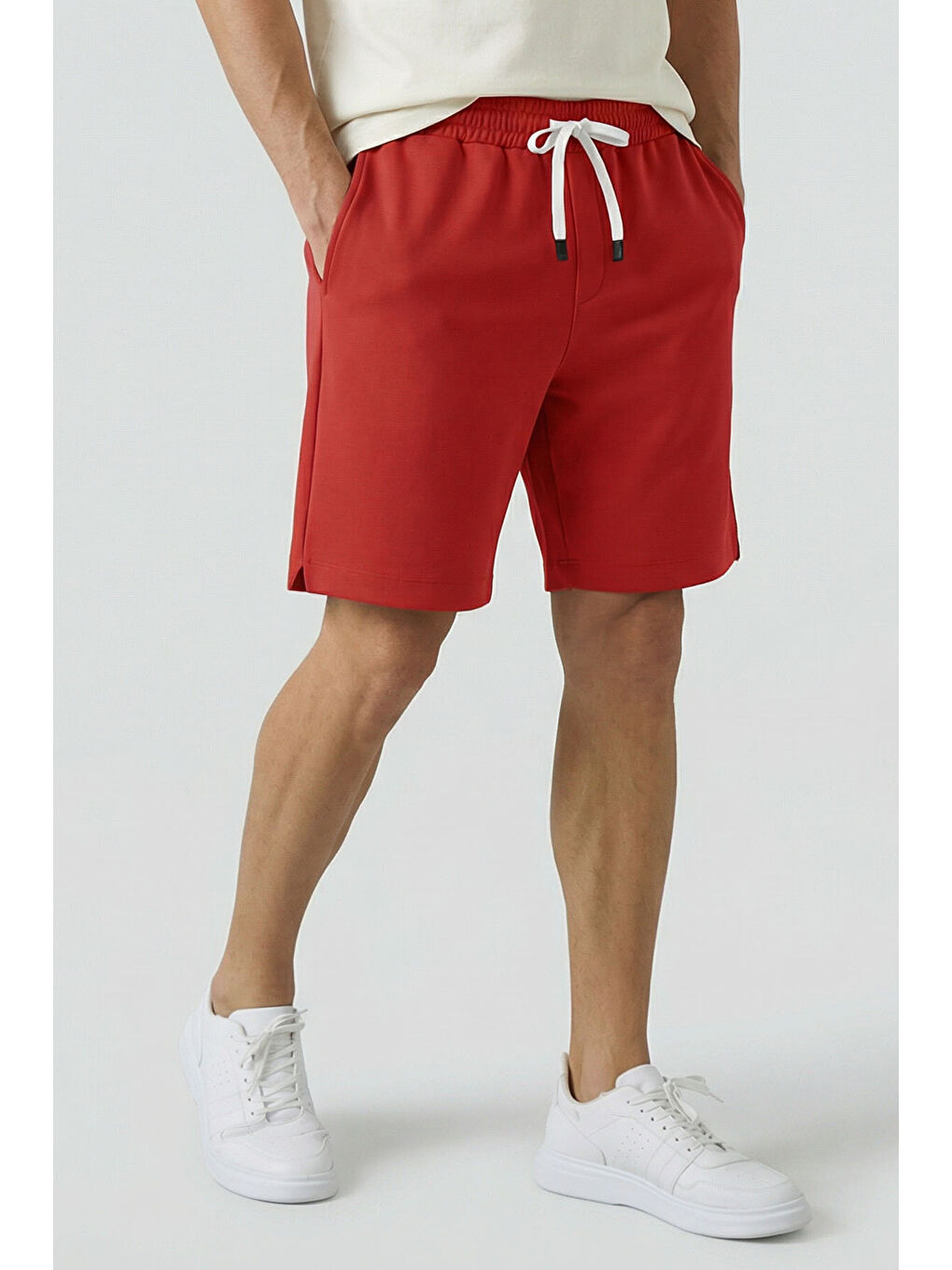 Kırmızı Fiesta  Standart Fit Basic Arka Cepli Erkek Şort - 88314