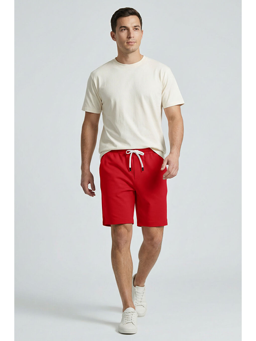 Kırmızı Fiesta  Standart Fit Basic Arka Cepli Erkek Şort - 88314-1