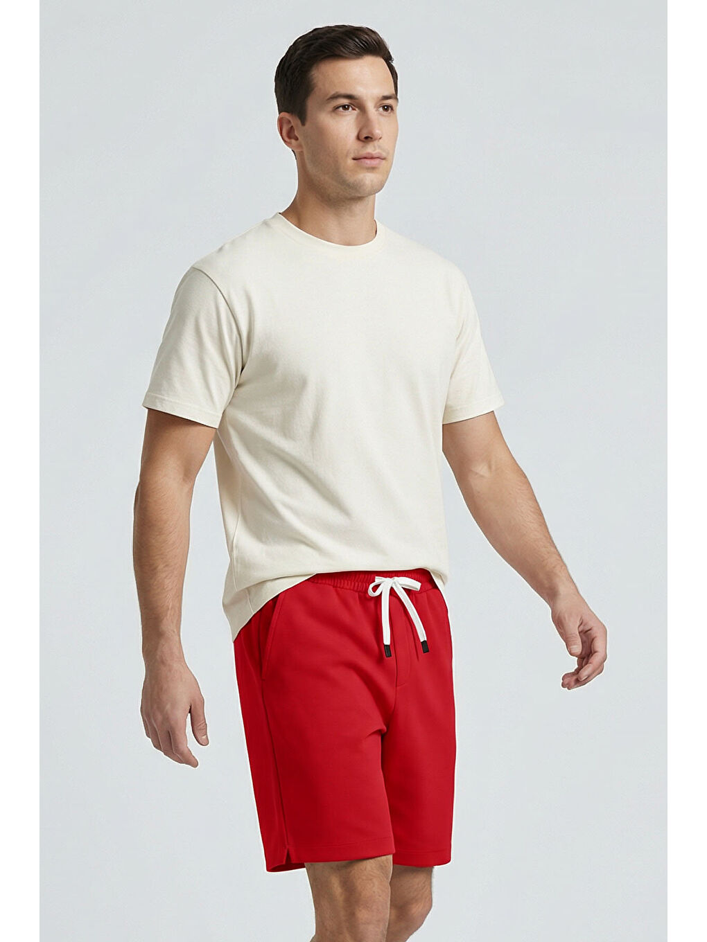 Kırmızı Fiesta  Standart Fit Basic Arka Cepli Erkek Şort - 88314-2