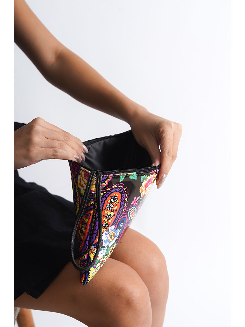 Siyah Paris Mini Çanta-2