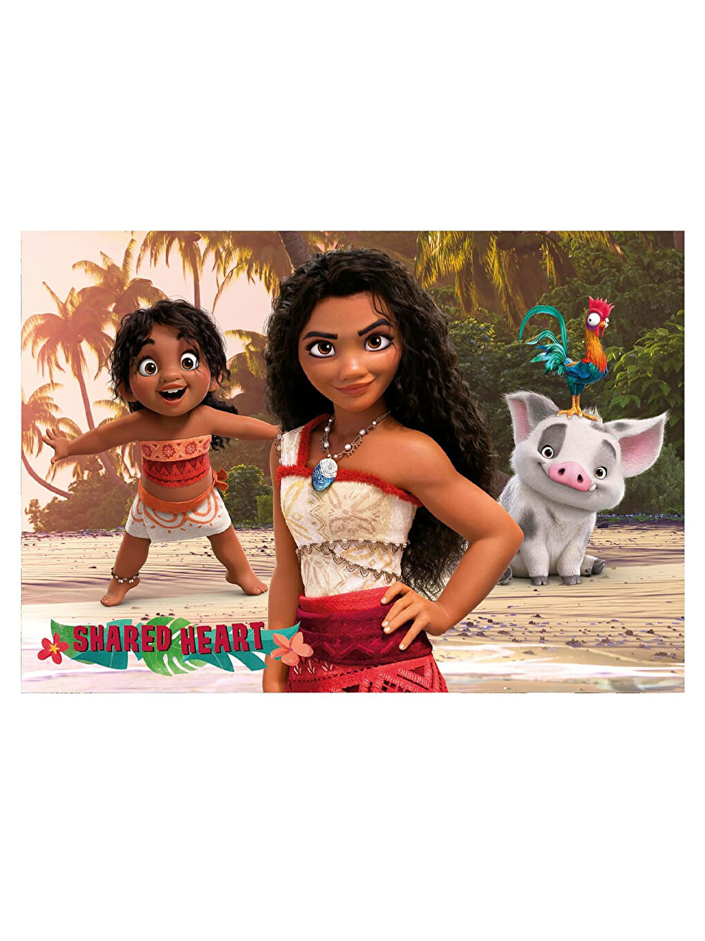 Çocuk Puzzle 2x100 Parça Vaiana 2 20103-1