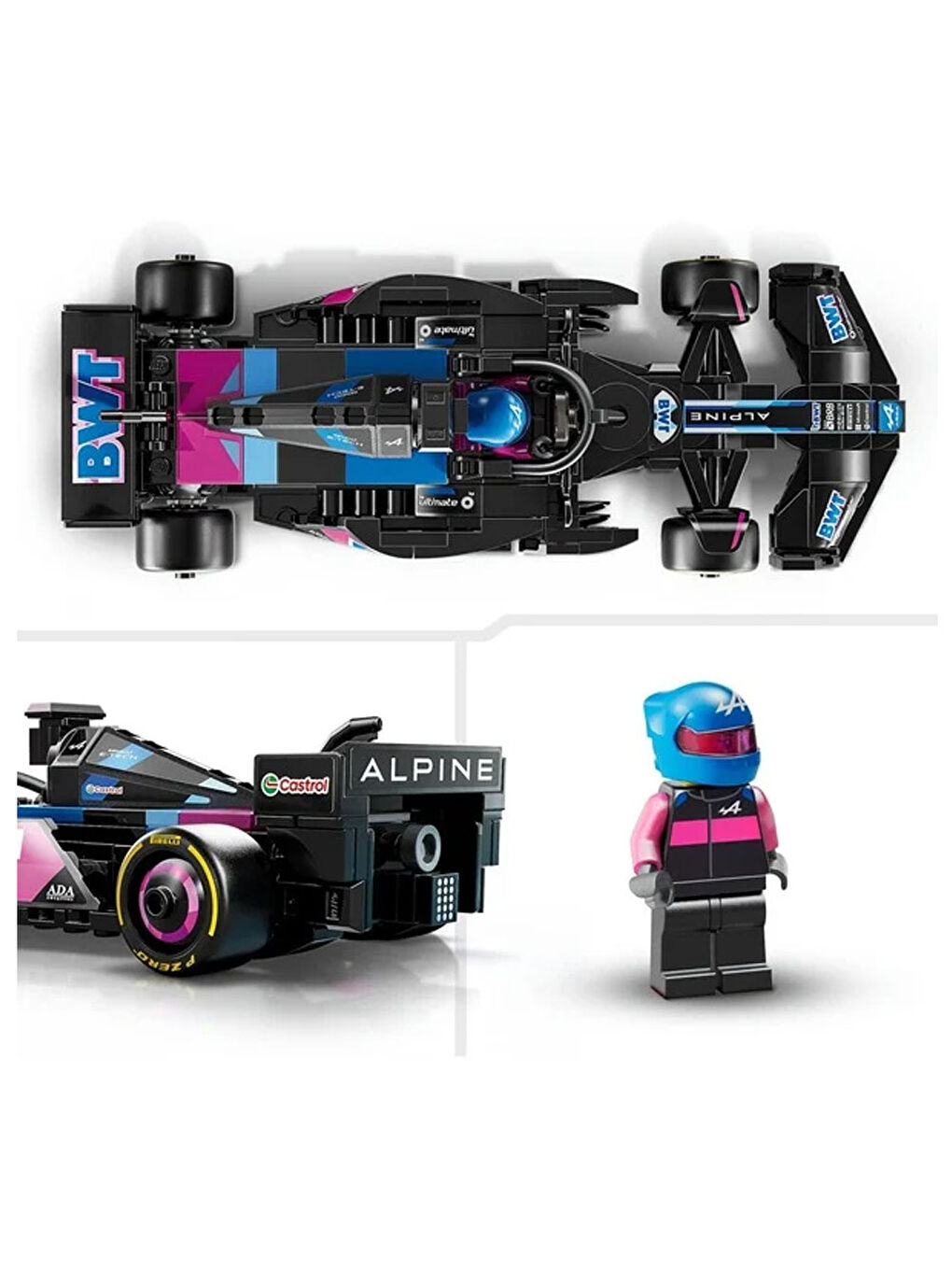 Speed Champions BWT Alpine F1 Team A524 Yarış Arabası 77248-1