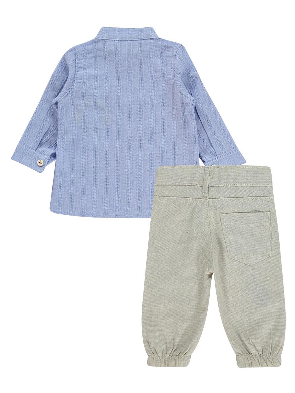 Fularlı 3 Lü 6-18 Ay Takım - Mavi 12-18 Ay-1