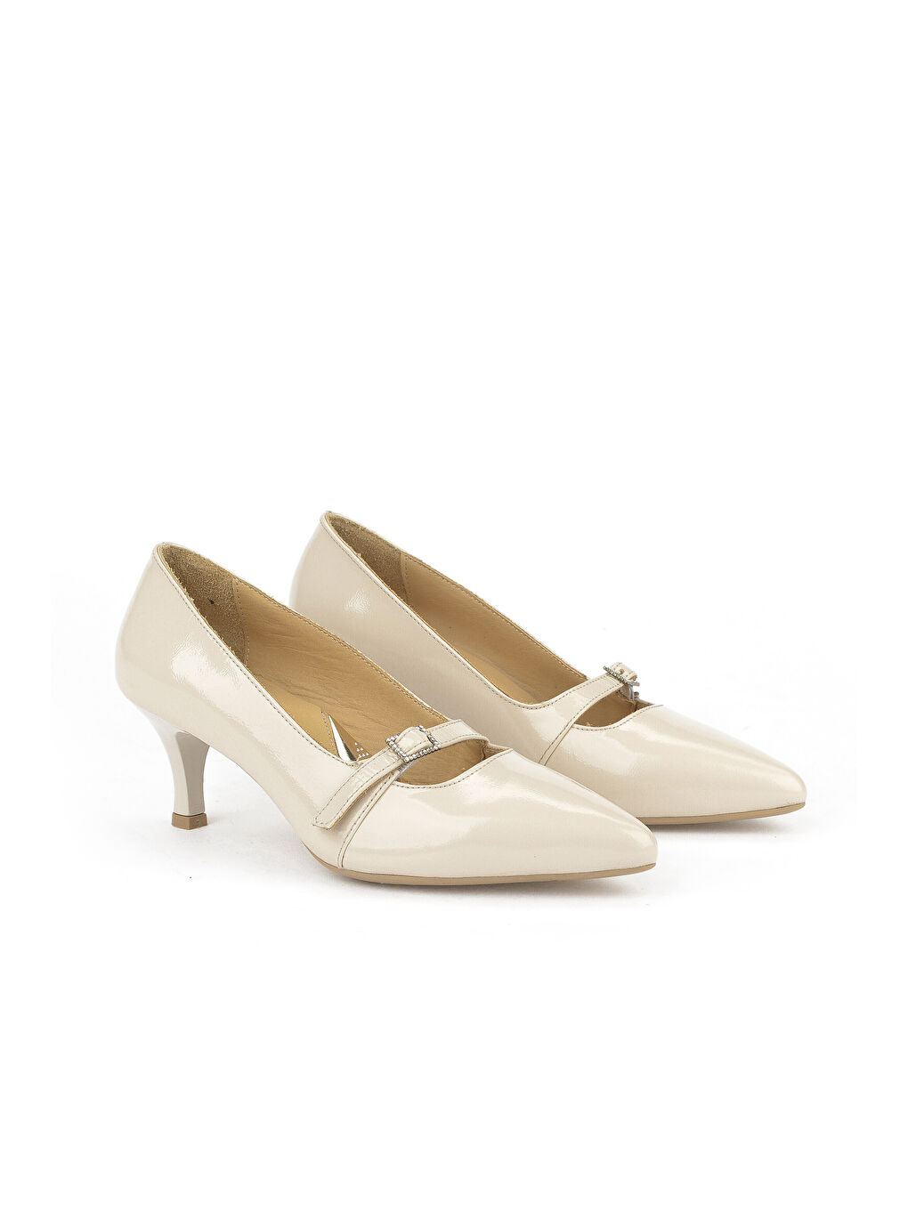 Kadın Hakiki Deri Ayakkabı 1531050Z26105007K Bej-1