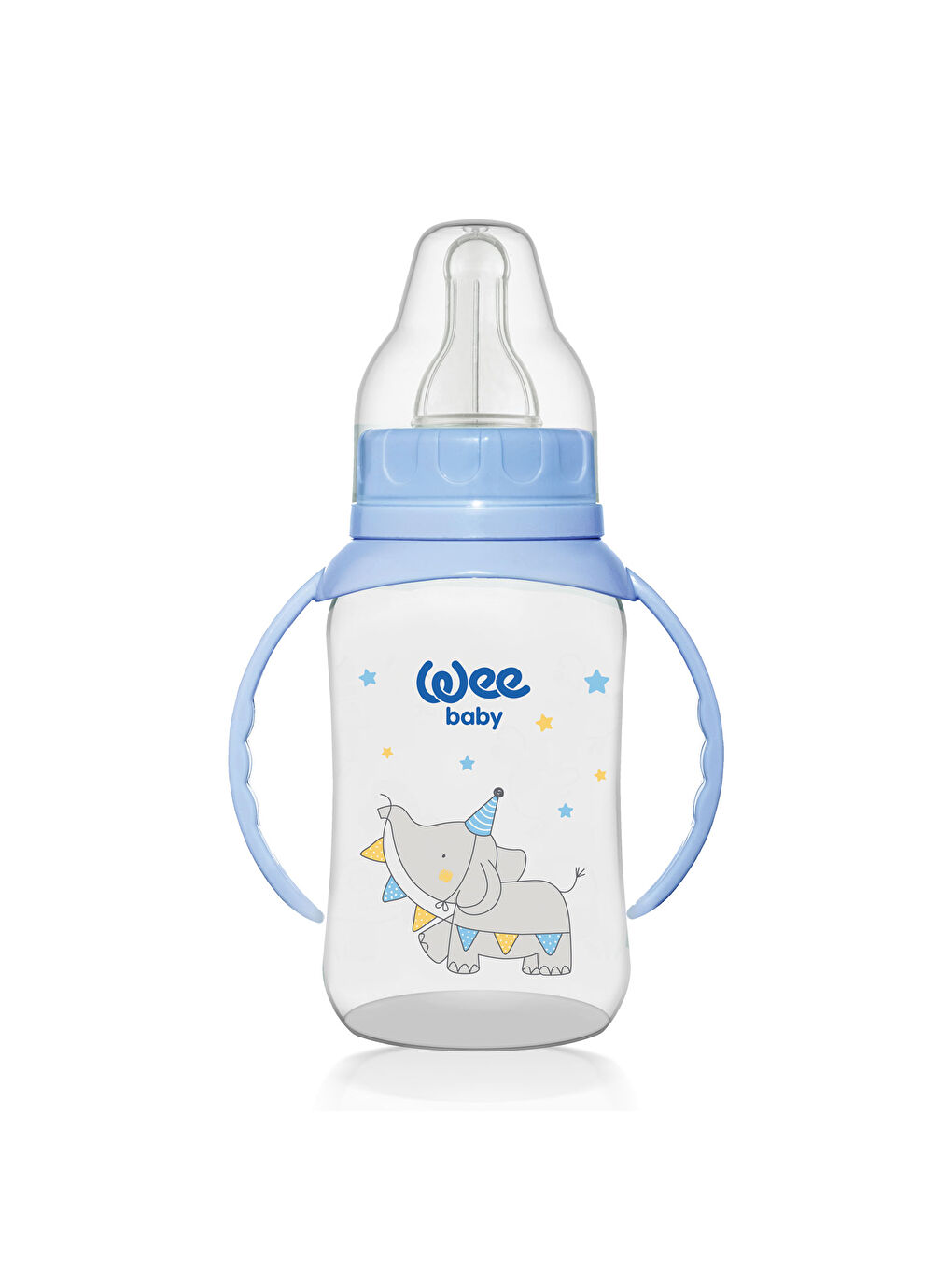 Klasik Kulplu PP Biberon 150 ml - MAVİ