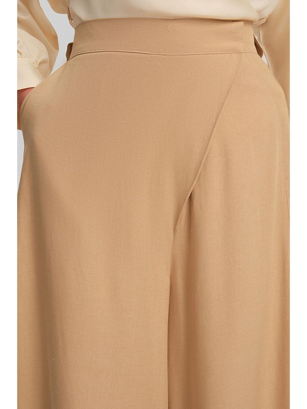 Kahverengi Anvelop Pantolon Etek 24Y2618 Camel-5