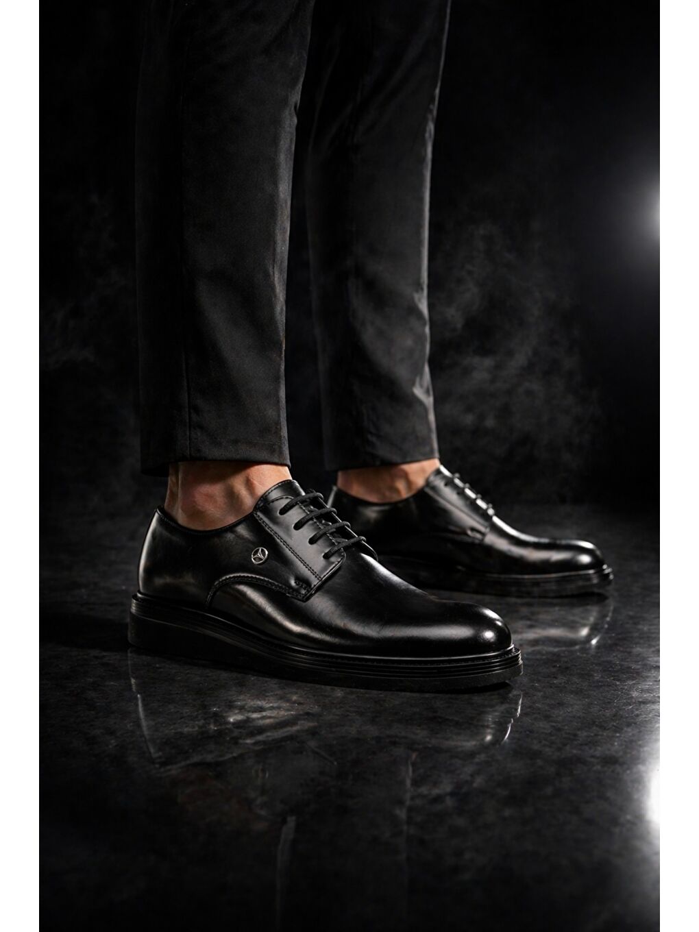 Siyah EDWIN Bağcıklı Rahat Taban Erkek Günlük Klasik Casual Ayakkabı-9
