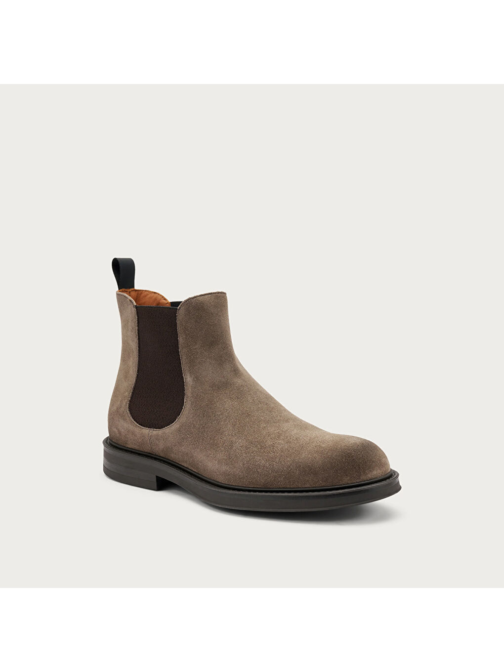 Bej Erkek Bot 73A3 WAXY Ankle Boot Visone (Dark Beige)-1