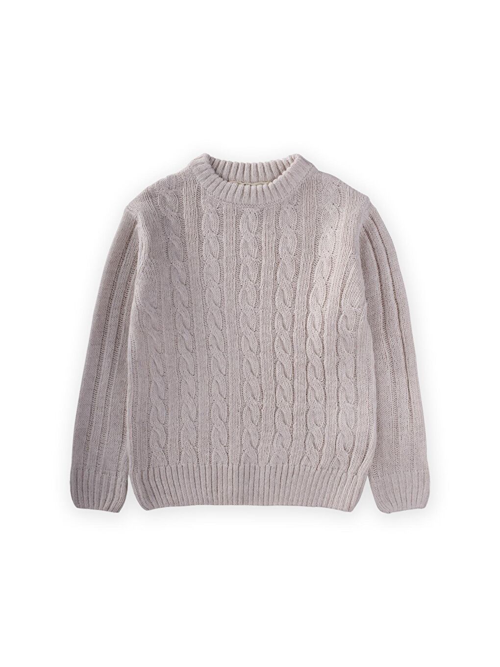 Bej Kız Çocuk Kazak