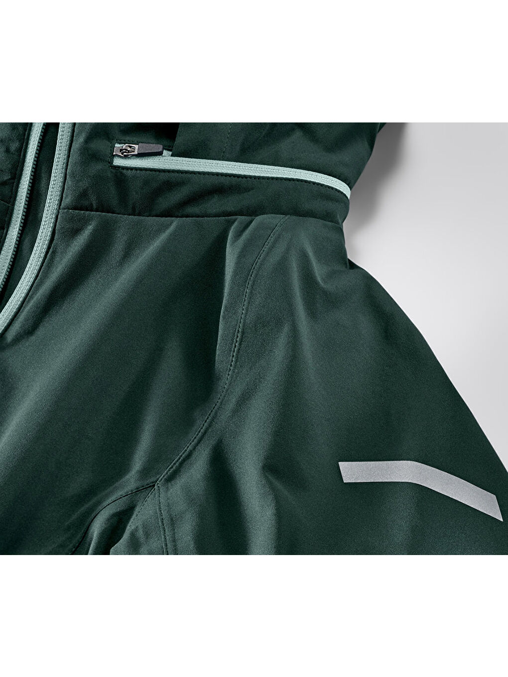 Yeşil Kadın Bisiklet Yağmurluğu-4