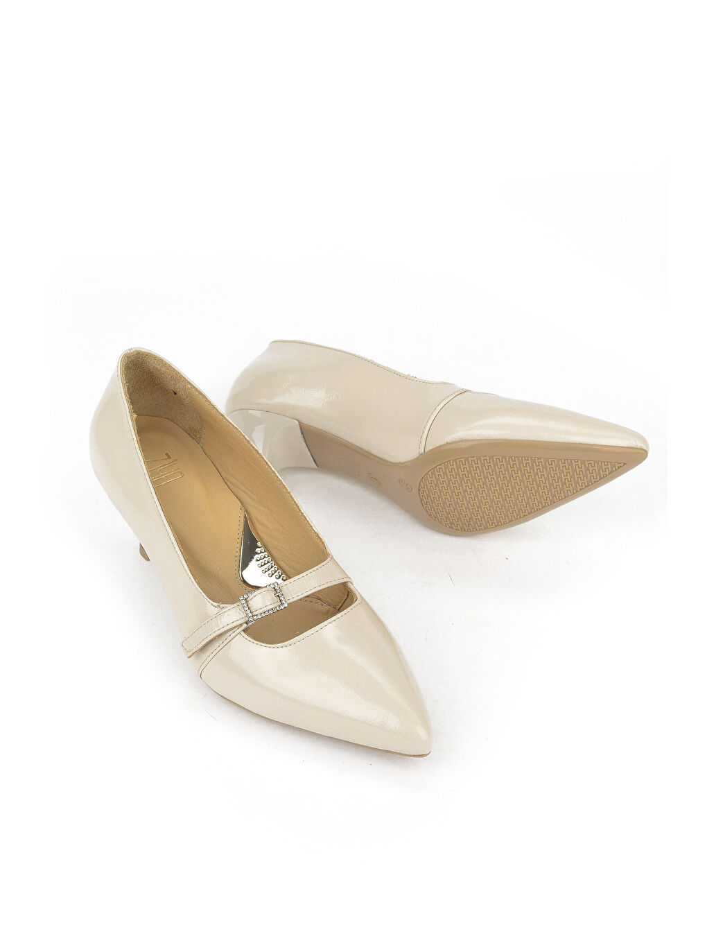 Kadın Hakiki Deri Ayakkabı 1531050Z26105007K Bej-3