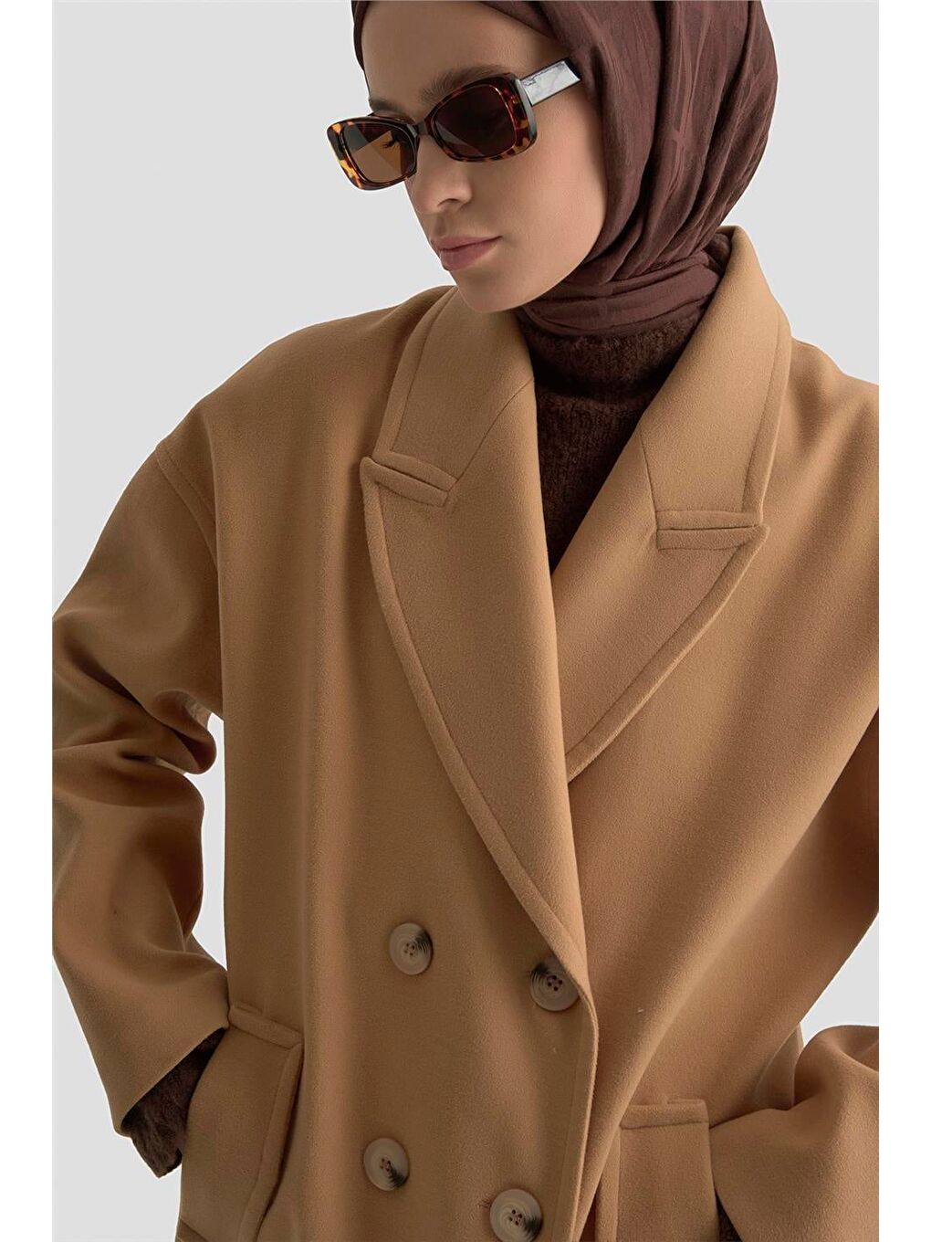 Kaşe Kaban 25Kd1709 Bej-4
