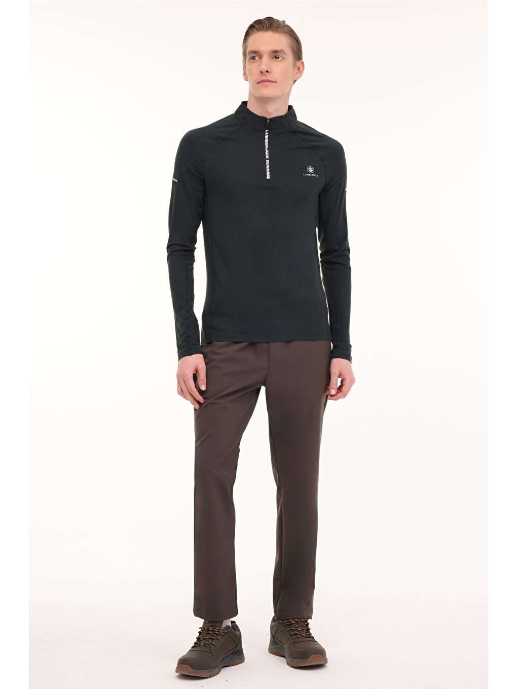 Lumberjack Gri ML MAXI 16A-FW84 4PR ANTRASIT MULINE Erkek Sweatshirt - 2