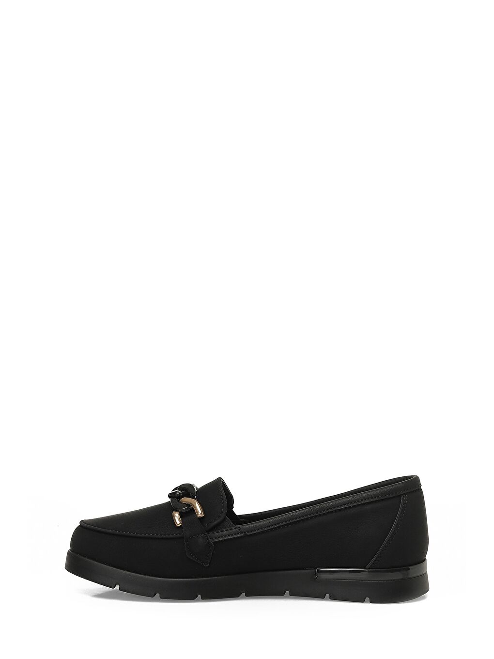 166007.NZ6FX Siyah Kadın Loafer-2
