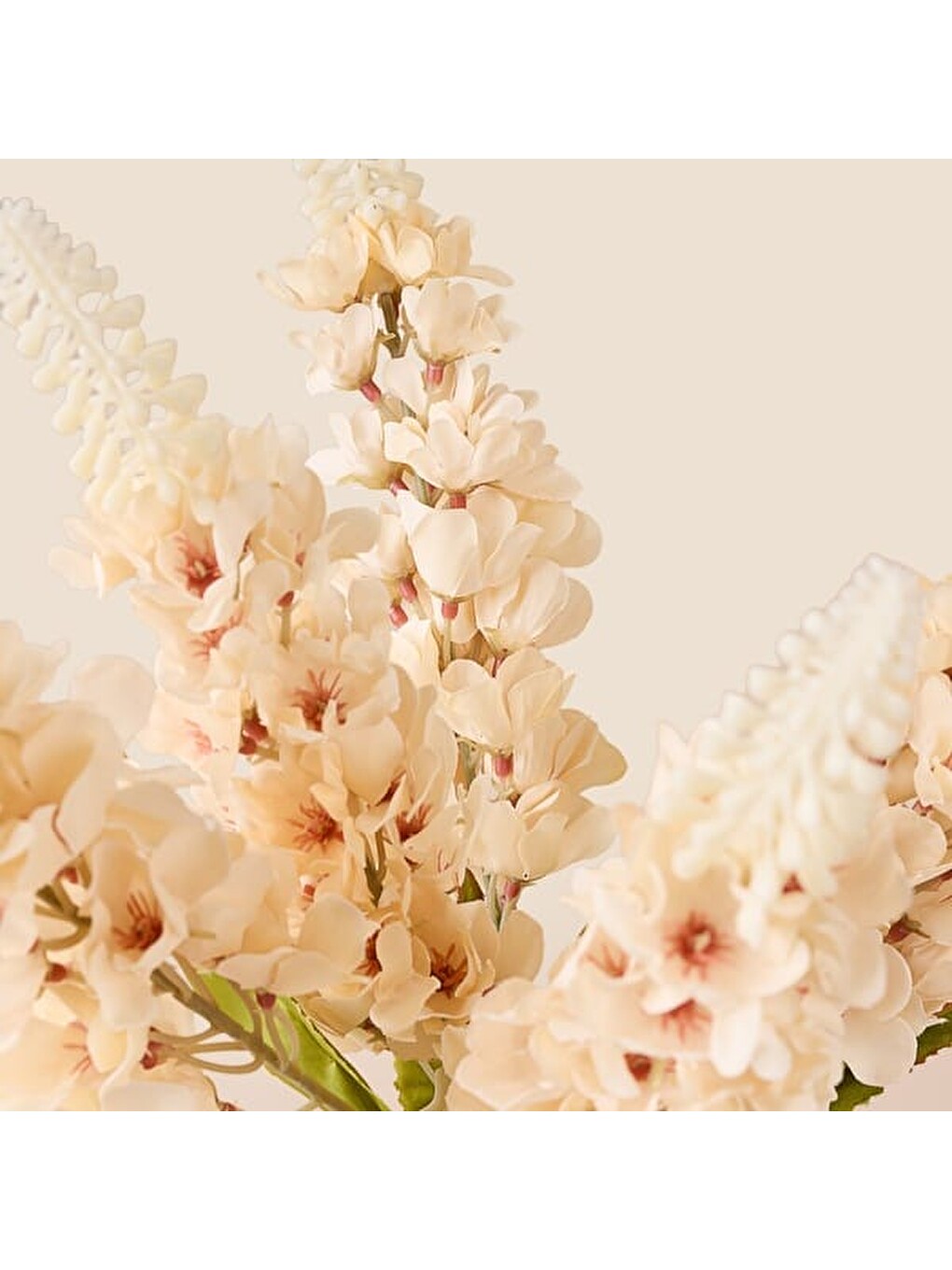 Ekru Deco Sümbül 5'li Dal Çiçek - Krem - 55 cm-1
