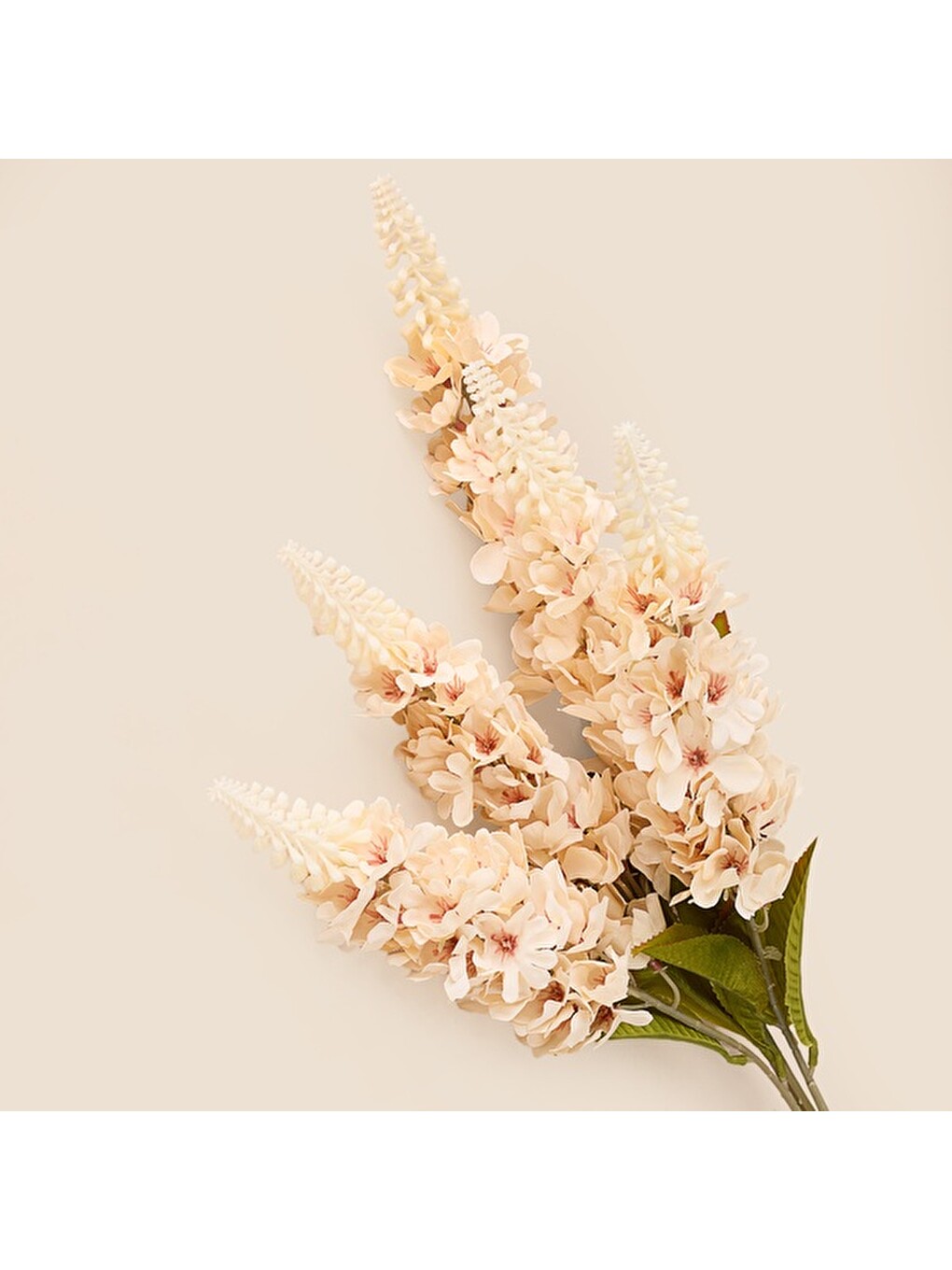 Ekru Deco Sümbül 5'li Dal Çiçek - Krem - 55 cm-2