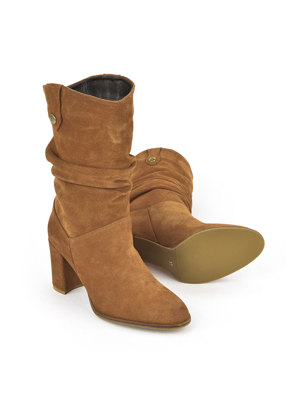 Kahverengi Kadın Hakiki Deri Çizme 1531050Z25100670K Taba-3