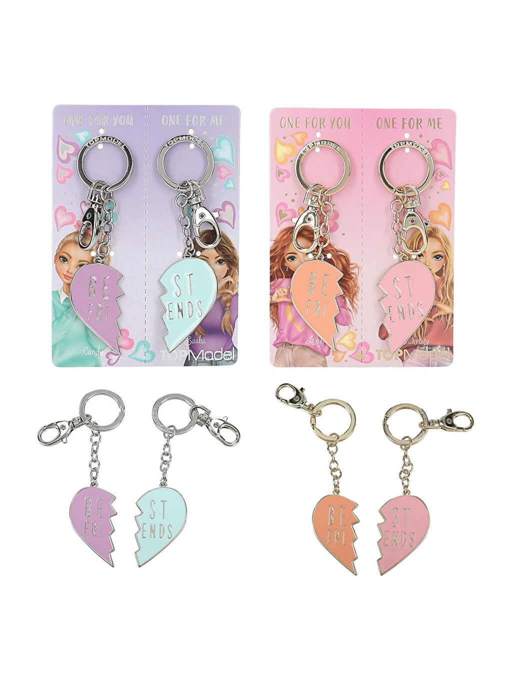 TOPModel Kalp BFF Anahtarlık Seti 13300