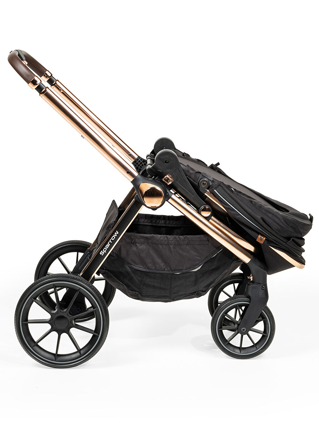 Sparrow Travel Sistem Bebek Arabası Siyah-1