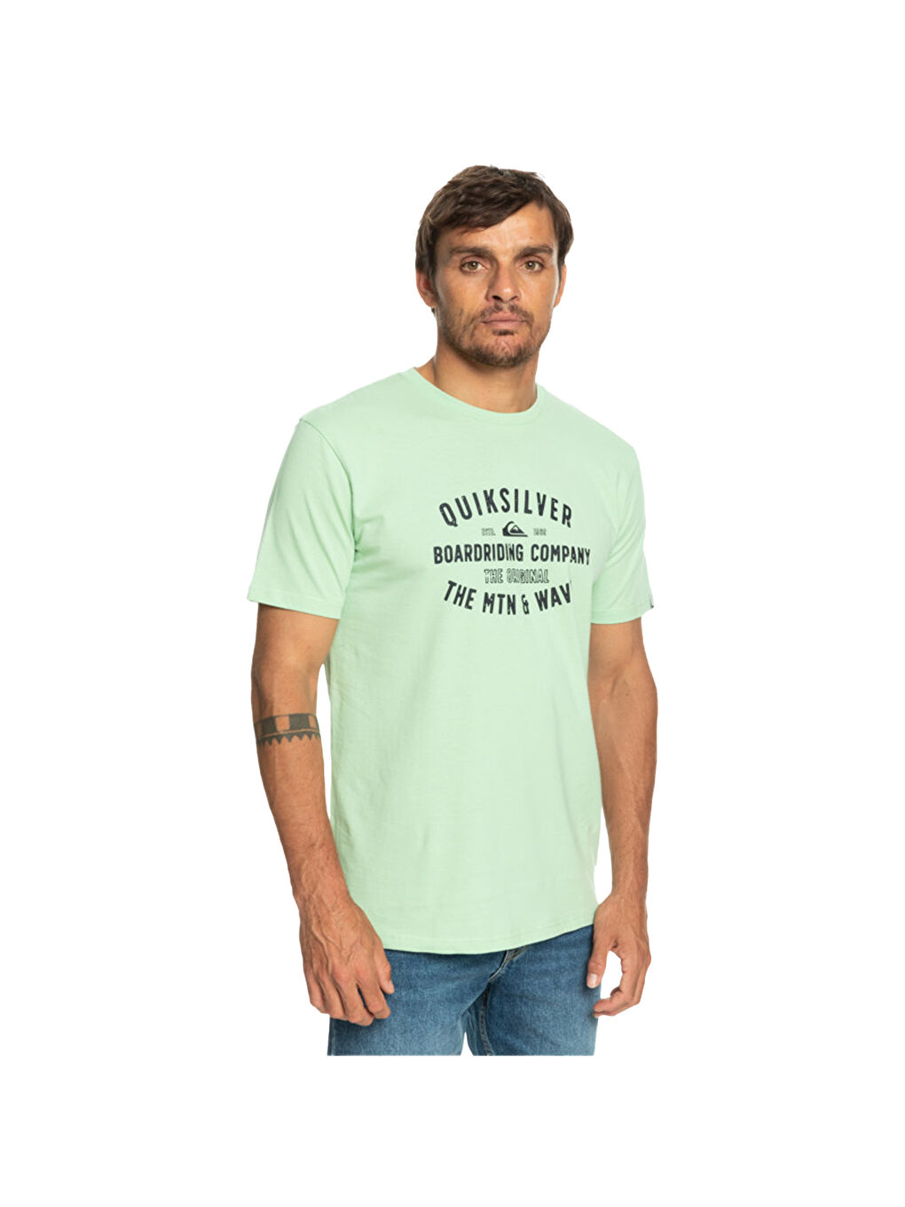 Qssurflockup Erkek Yeşil Tişört-1