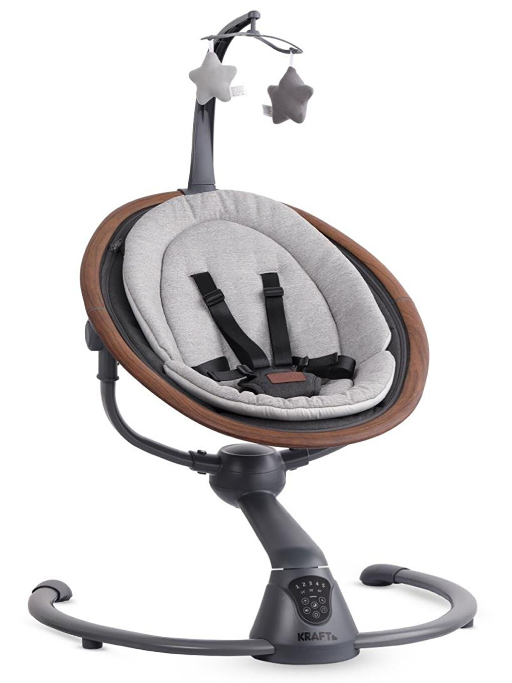 Otto Plus Elektrikli Salıncak Koyu Gri