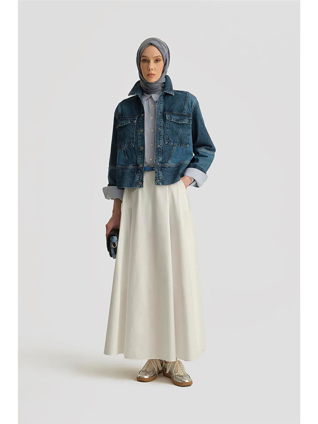 Mavi Patchwork Denim Ceket 25Yd9120 İndigo