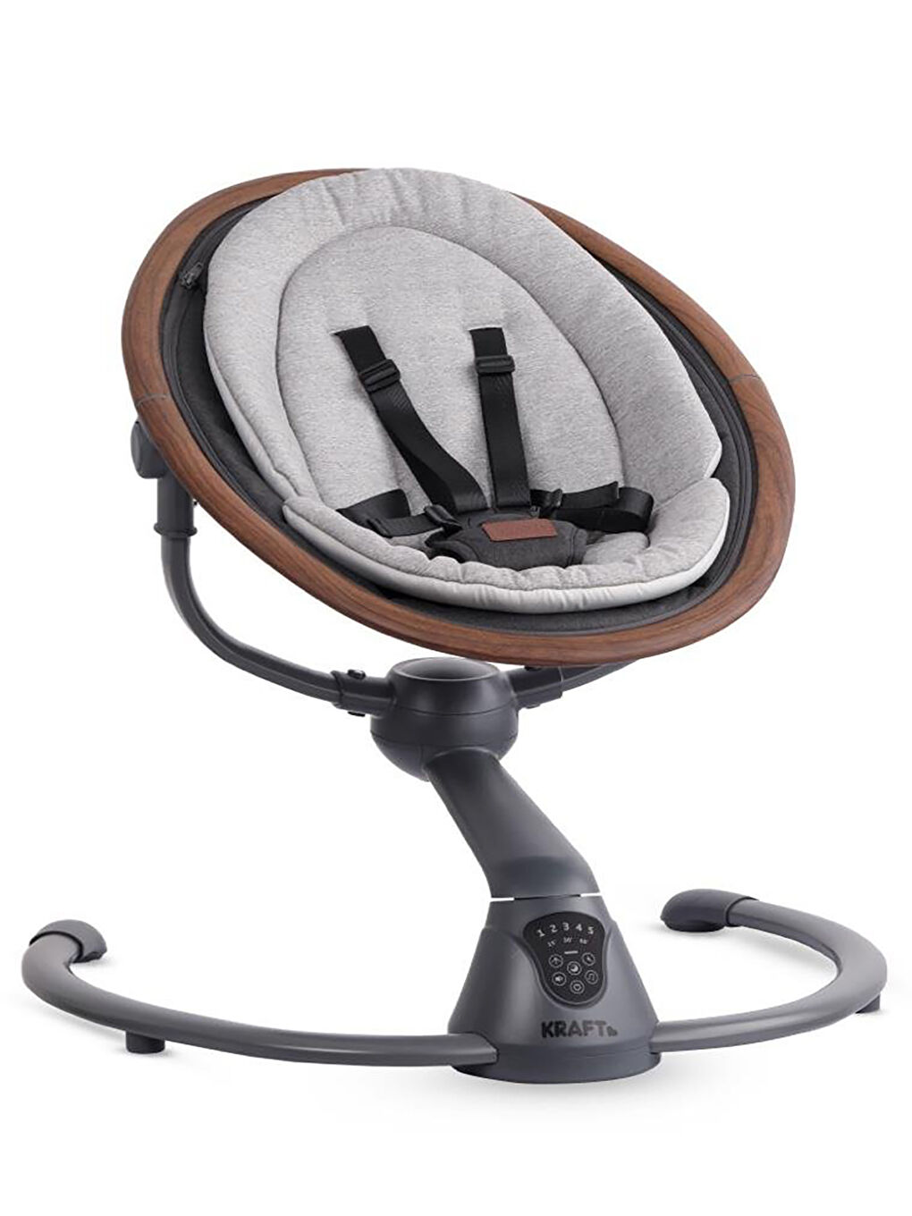 Otto Plus Elektrikli Salıncak Koyu Gri-2