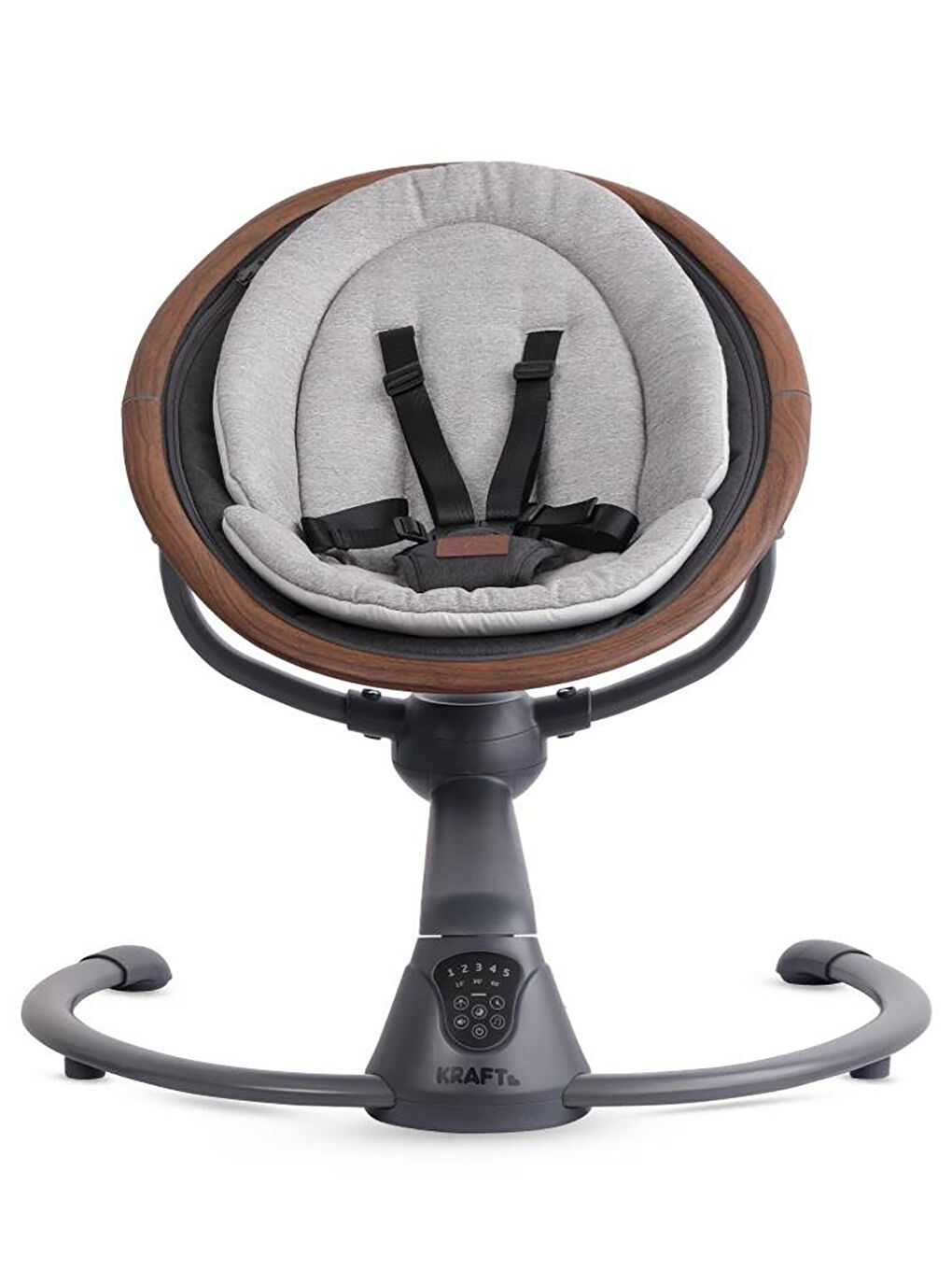 Otto Plus Elektrikli Salıncak Koyu Gri-3