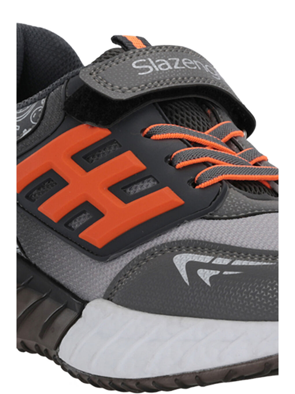 Gri ENZO F Erkek Çocuk Füme / Turuncu Günlük Spor Ayakkabısı-3