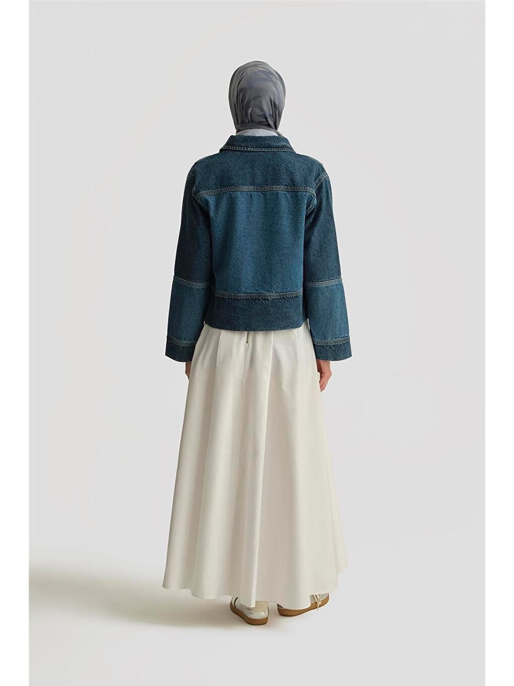 Mavi Patchwork Denim Ceket 25Yd9120 İndigo-4