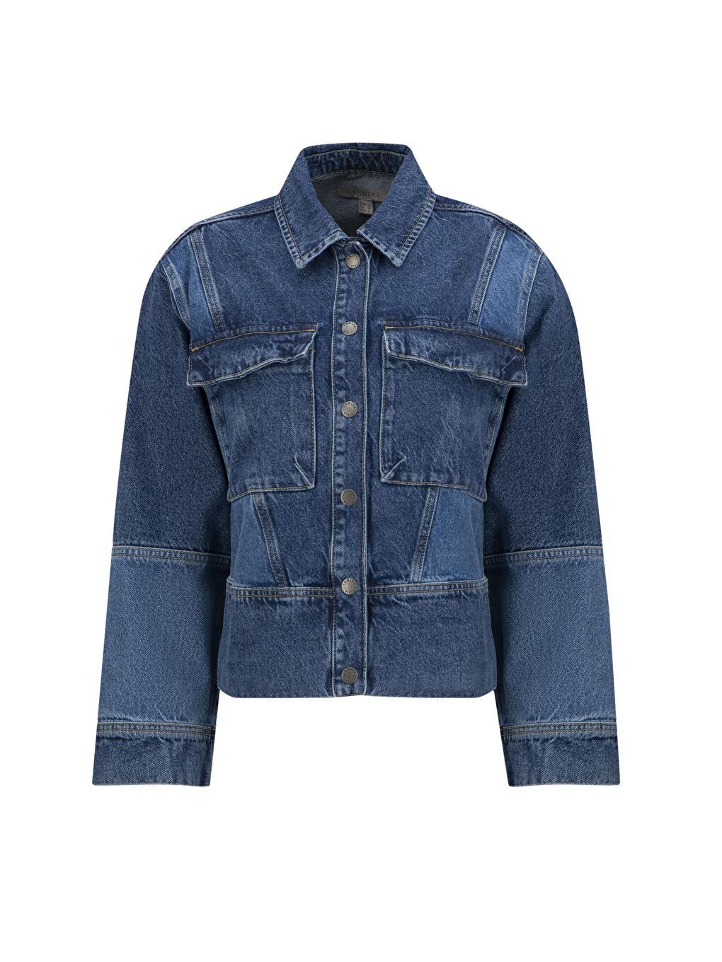 Mavi Patchwork Denim Ceket 25Yd9120 İndigo-5