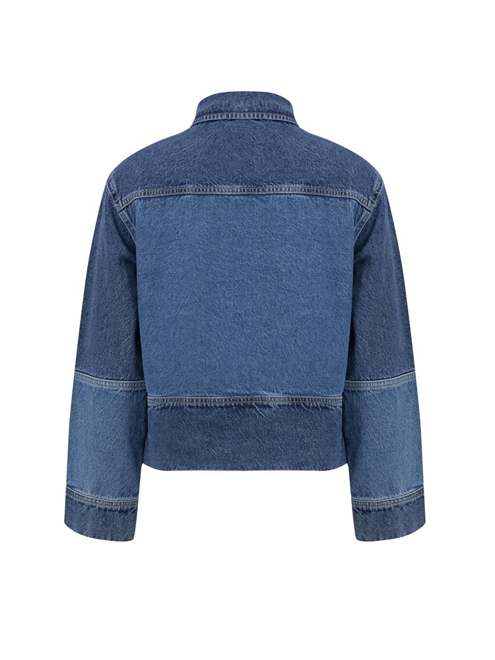 Mavi Patchwork Denim Ceket 25Yd9120 İndigo-6