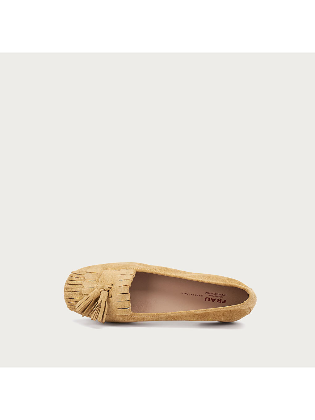 Bej Kadın Babet 69B7 SUEDE LOAFERS WITH TASSEL-3