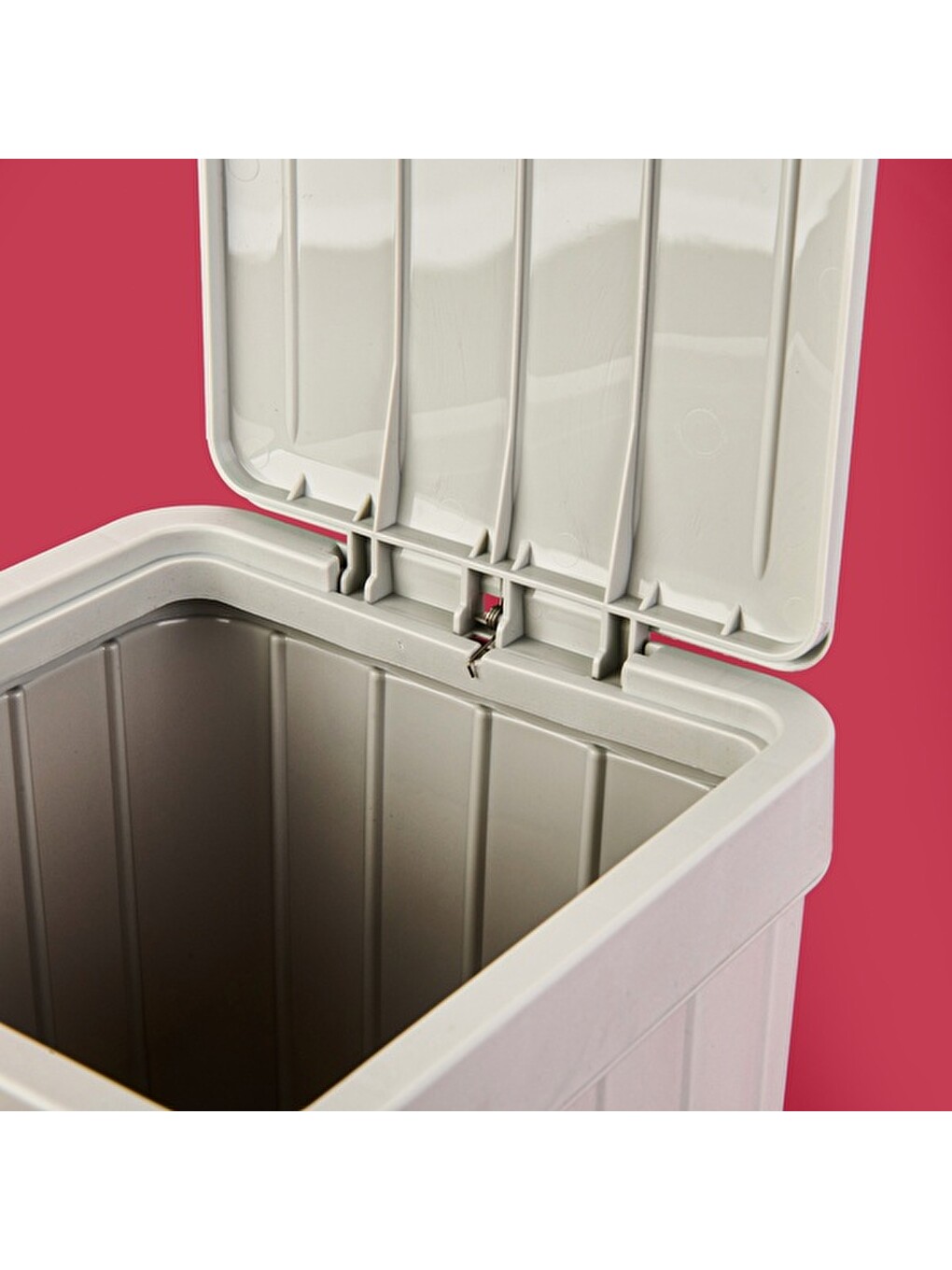 Çöp Kovası - Bej - 28 cm-3