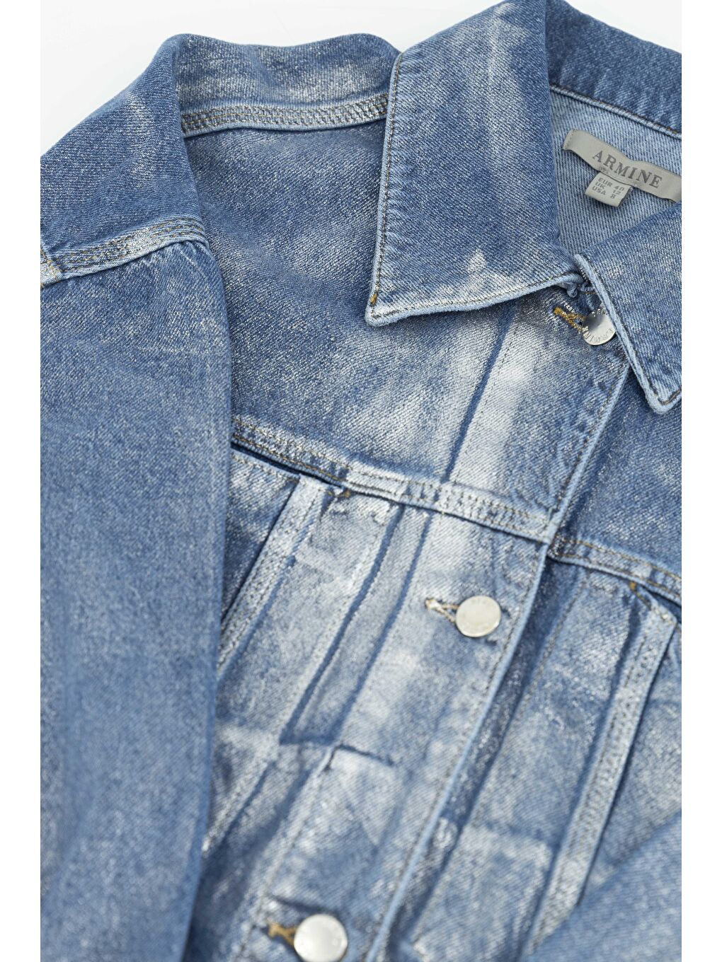 Denim Ceket 24Kd3413 Açık Mavi-4