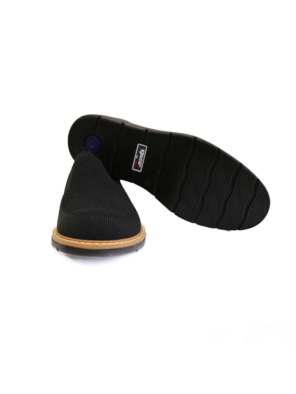 Siyah Erkek Klasik Ayakkabı 7608000 URT 76080 TES.FLYKNIT Nero-3