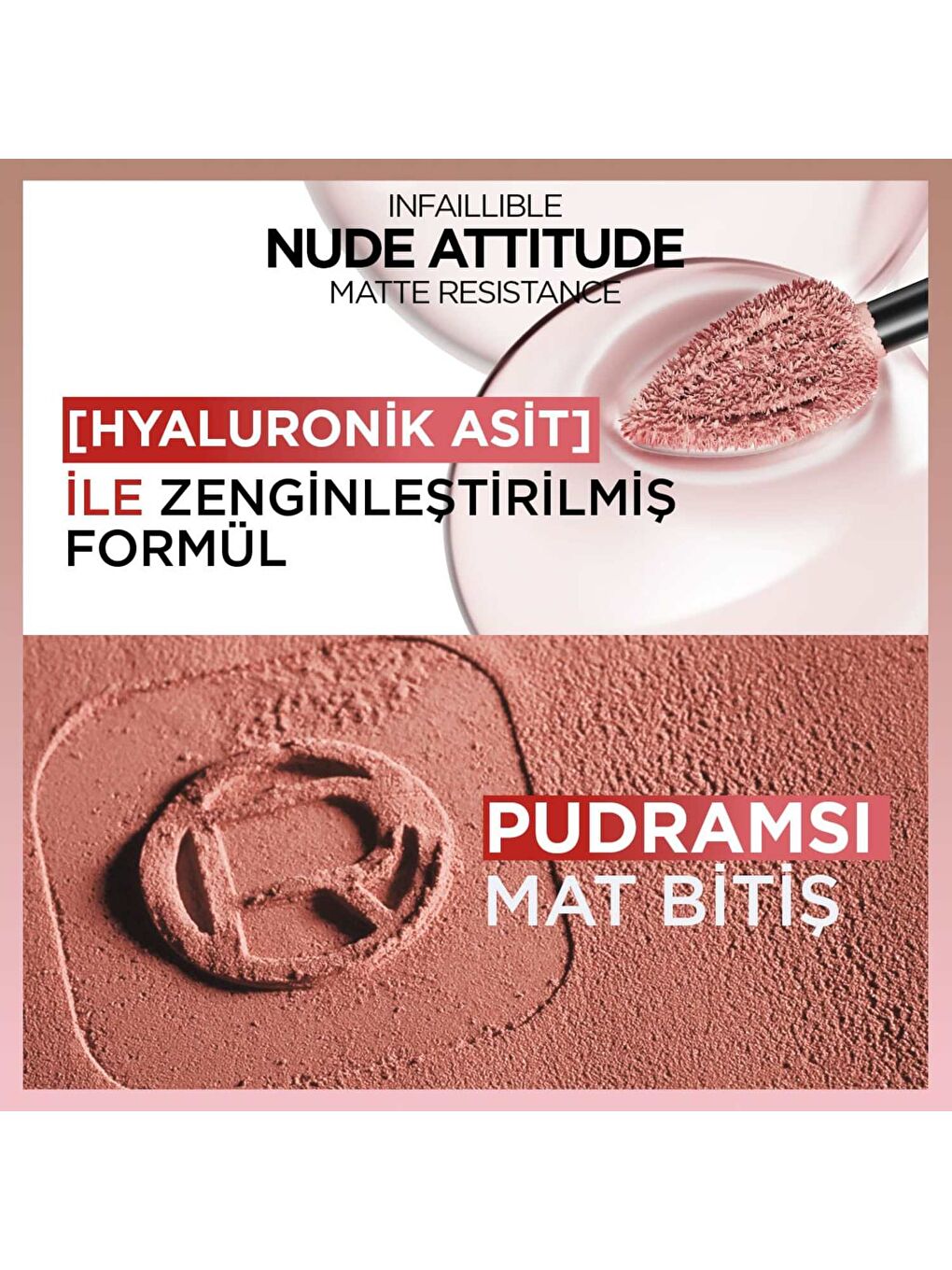 İnfaillible Matte Resistance Likit Mat Ruj - 630 Rose Heat-3