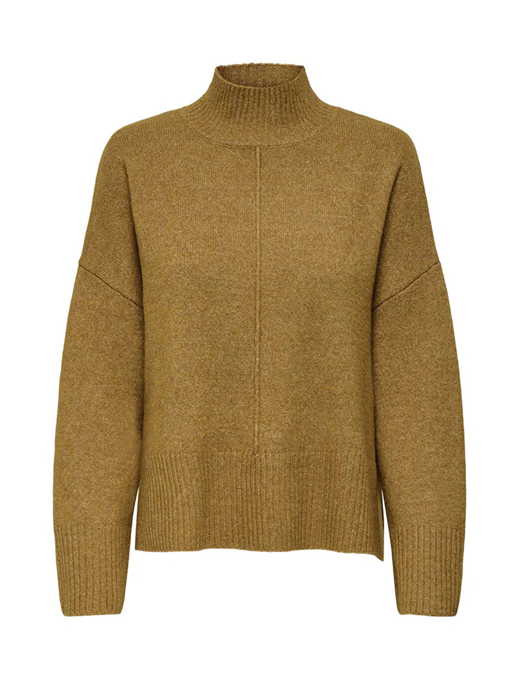 Kahverengi Onlwhitney Yün Karışım Regular Fit Kazak 15353184